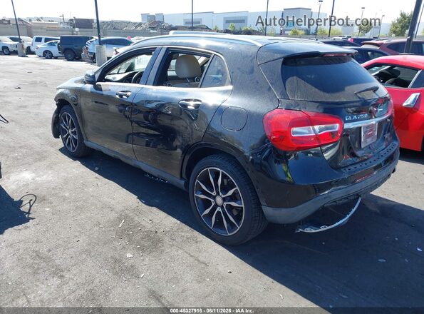 WDCTG4EB4GJ204681 2016 MERCEDES-BENZ GLA 250 Black Tył lewy