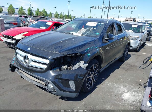 WDCTG4EB4GJ204681 2016 MERCEDES-BENZ GLA 250 Black Przód lewy