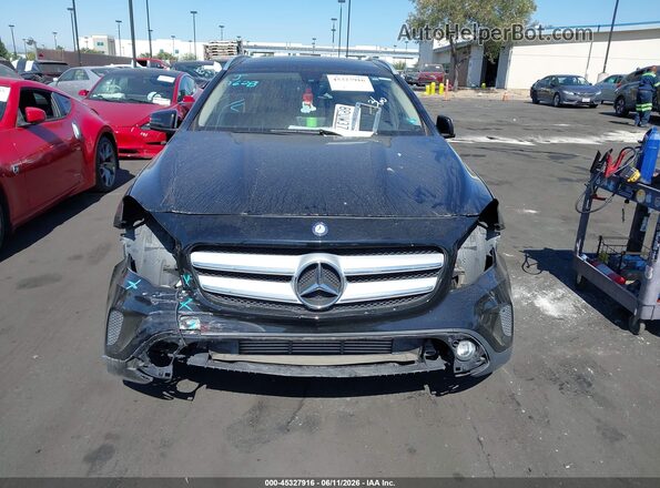 WDCTG4EB4GJ204681 2016 MERCEDES-BENZ GLA 250 Black Widok wnętrza z tyłu
