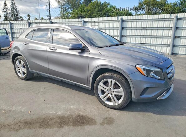 WDCTG4EB4GJ206205 2016 MERCEDES-BENZ GLA Gray წინა მარჯვენა