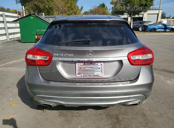 WDCTG4EB4GJ206205 2016 MERCEDES-BENZ GLA Gray უკანა ხედი