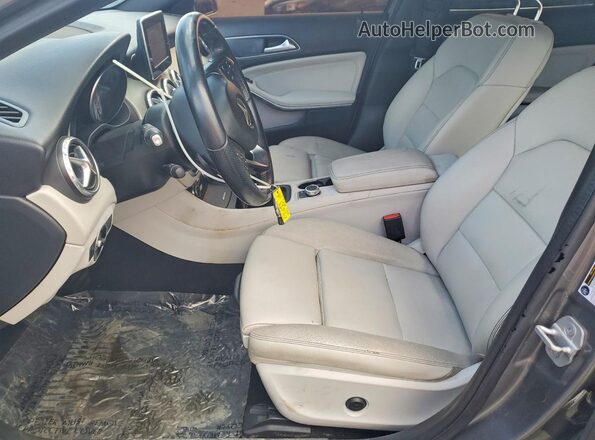 WDCTG4EB4GJ206205 2016 MERCEDES-BENZ GLA Gray წინა სალონის ხედი