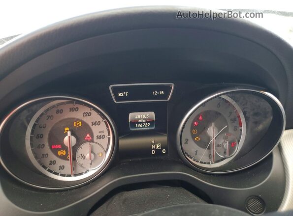 WDCTG4EB4GJ206205 2016 MERCEDES-BENZ GLA Gray ხელსაწყოთა პანელის ხედი