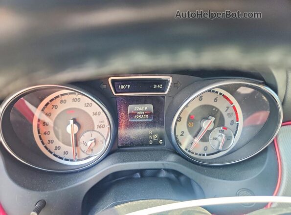 WDCTG4EB4GJ214630 2016 MERCEDES-BENZ GLA White Սարքավորումների վահանակի տեսք