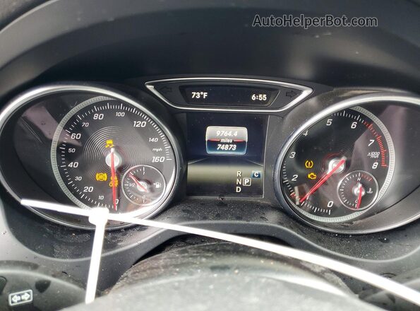 WDCTG4EB4KJ602613 2019 MERCEDES-BENZ GLA Black ხელსაწყოთა პანელის ხედი