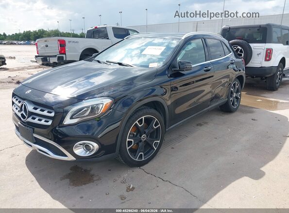 WDCTG4EB6KU016168 2019 MERCEDES-BENZ GLA 250 Black Передня ліва чверть