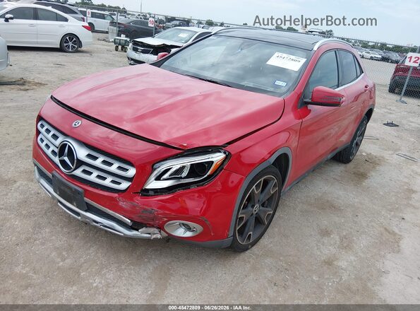WDCTG4EB7KU019788 2019 MERCEDES-BENZ GLA 250 Red Front left