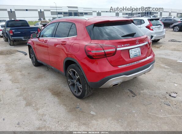 WDCTG4EB7KU019788 2019 MERCEDES-BENZ GLA 250 Red Rear left