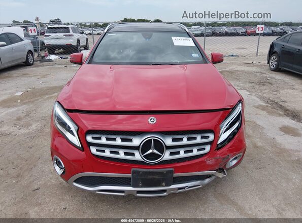 WDCTG4EB7KU019788 2019 MERCEDES-BENZ GLA 250 Red Instrument cluster view