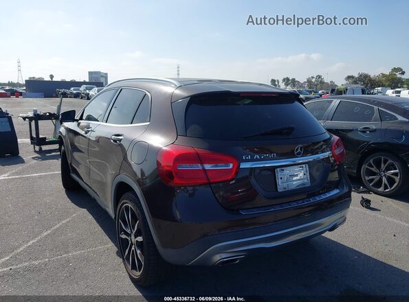 WDCTG4EB8GJ251244 2016 MERCEDES-BENZ GLA 250 Dark Brown Rear left