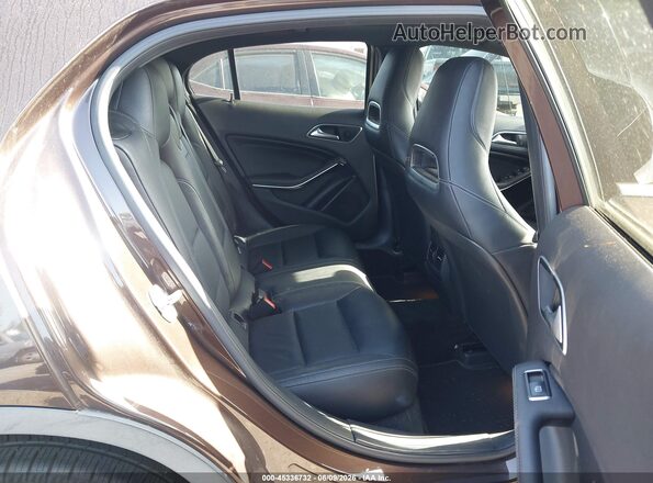 WDCTG4EB8GJ251244 2016 MERCEDES-BENZ GLA 250 Dark Brown VIN sticker view