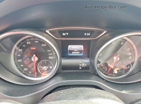WDCTG4EB8KU015748 2019 MERCEDES-BENZ GLA Black Instrument cluster view