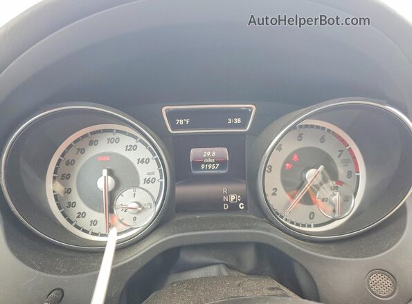 WDCTG4EBXGJ230105 2016 MERCEDES-BENZ GLA White Սարքավորումների վահանակի տեսք