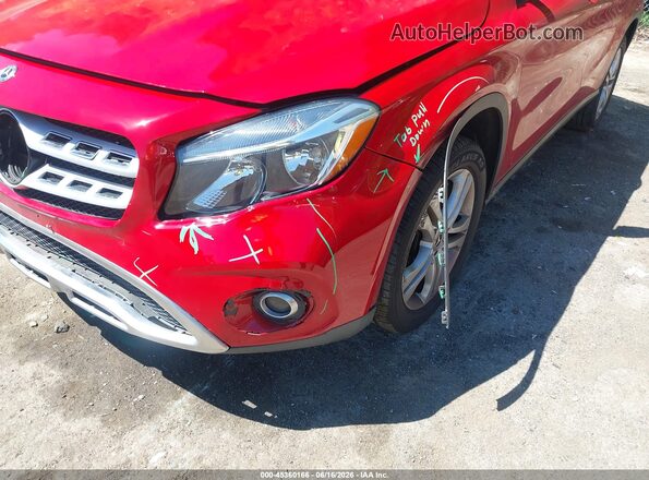 WDCTG4GB0KU014087 2019 MERCEDES-BENZ GLA 250 Red Вид спереду