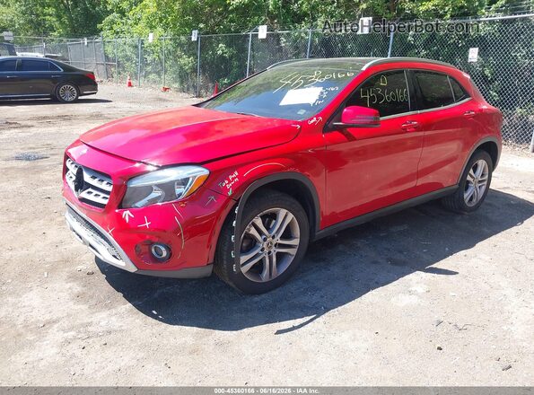 WDCTG4GB0KU014087 2019 MERCEDES-BENZ GLA 250 Red Передня ліва чверть