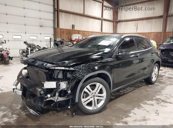 WDCTG4GB2KU014690 2019 MERCEDES-BENZ GLA 250 Черный Передняя левая четверть
