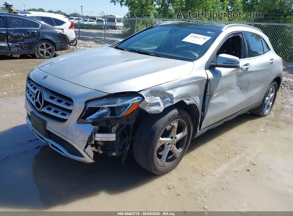 WDCTG4GB7JJ413885 2018 MERCEDES-BENZ GLA 250 Silver წინა მარცხენა ხედი სამი მეოთხედიდან