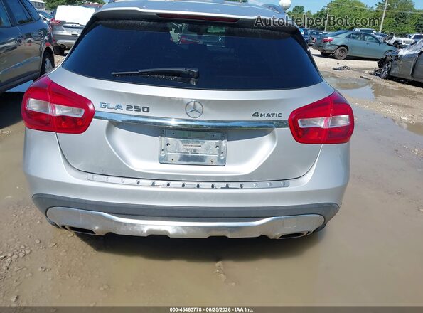 WDCTG4GB7JJ413885 2018 MERCEDES-BENZ GLA 250 Silver VIN კოდის სტიკერის ხედი