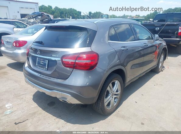 WDCTG4GB8KJ609464 2019 MERCEDES-BENZ GLA 250 Gray Trasero derecho