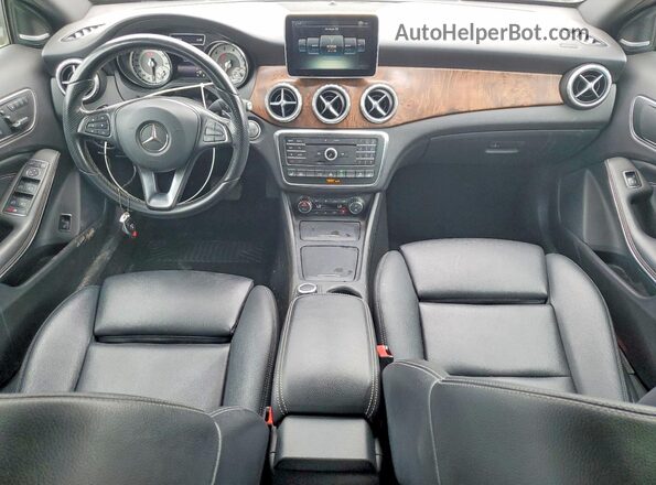 WDCTG4GBXGJ192890 2016 MERCEDES-BENZ GLA Black Вид панелі приладів