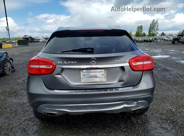 WDCTG4GBXGJ208277 2016 MERCEDES-BENZ GLA Gray Rear view