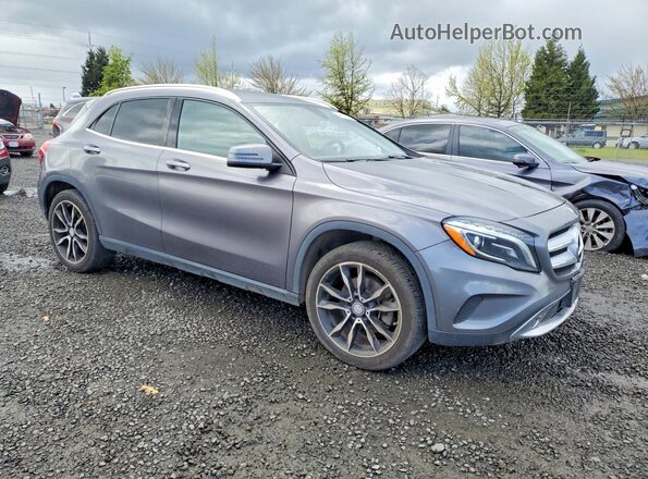 WDCTG4GBXGJ208277 2016 MERCEDES-BENZ GLA Gray Front right