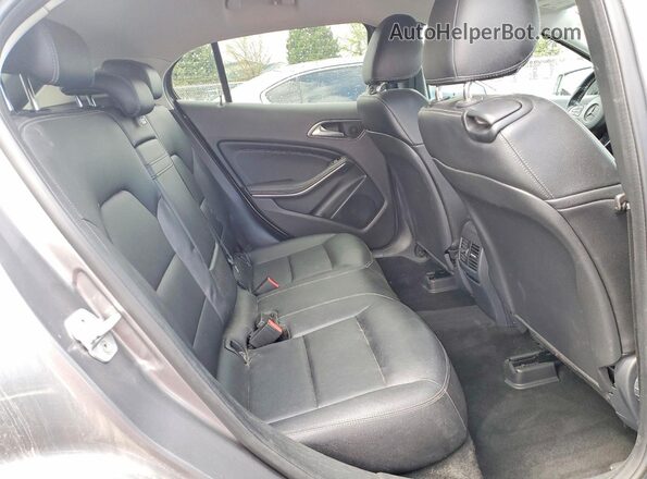 WDCTG4GBXGJ208277 2016 MERCEDES-BENZ GLA Gray Rear seats view