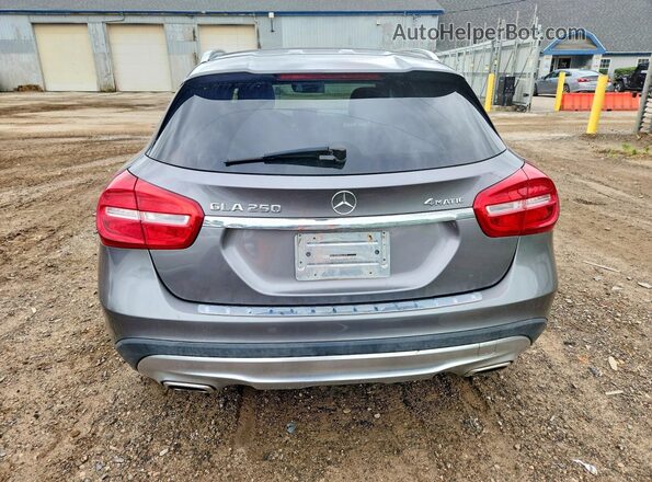 WDCTG4GBXGJ210692 2016 MERCEDES-BENZ GLA Gray Հետևի տեսք