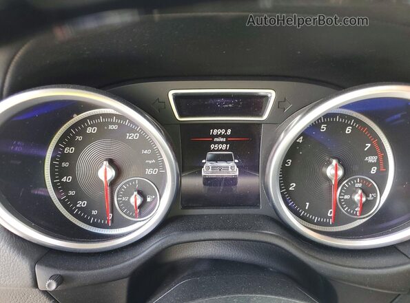 WDCYC3KF3GX244184 2016 MERCEDES-BENZ G-CLASS Черный Вид щитка приборов