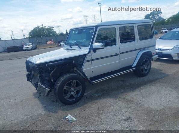 WDCYC3KF9HX275604 2017 MERCEDES-BENZ G 550 Silver წინა მარცხენა ხედი სამი მეოთხედიდან