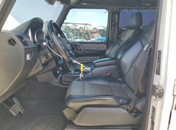 WDCYC7DF2GX255908 2016 MERCEDES-BENZ G-CLASS White Widok wnętrza z przodu