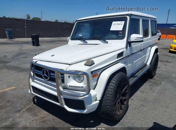 WDCYC7DF3HX262934 2017 MERCEDES-BENZ AMG G 63 White Przód lewy