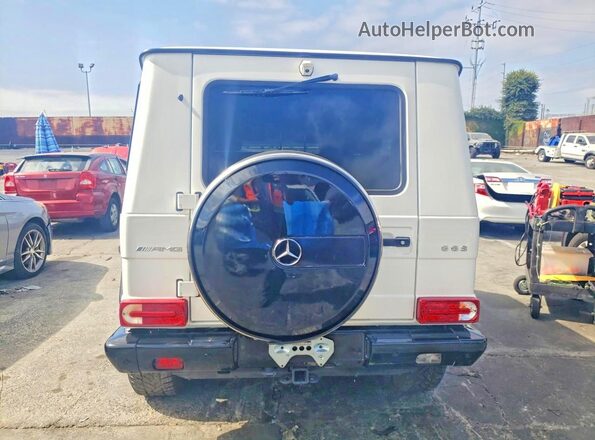 WDCYC7DH8JX285469 2018 MERCEDES-BENZ G-CLASS White Սալոնի դիմացի տեսք