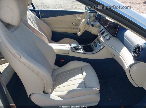 WDD1K6FB2JF059890 2018 MERCEDES-BENZ E-CLASS White Widok wnętrza z przodu
