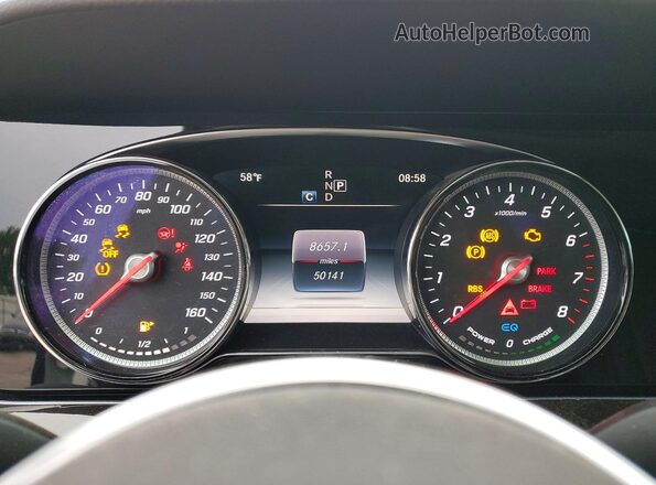 WDD2J5JB0KA044019 2019 MERCEDES-BENZ CLS-CLASS White Instrument cluster view