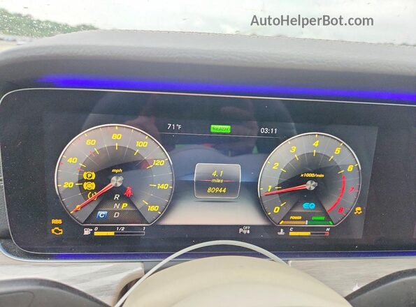 WDD2J5JB9KA027722 2019 MERCEDES-BENZ CLS-CLASS Silver Սարքավորումների վահանակի տեսք