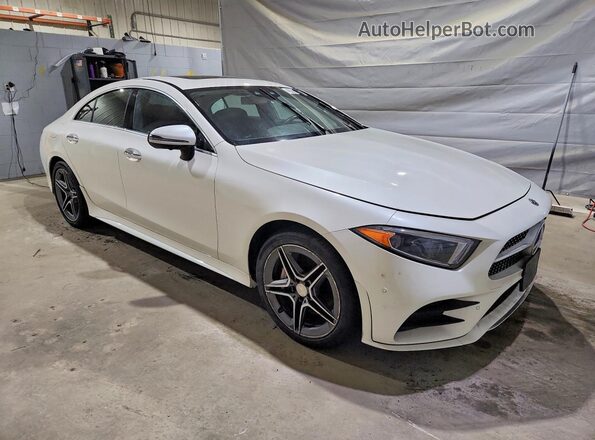 WDD2J5KB6KA030737 2019 MERCEDES-BENZ CLS-CLASS Белый Передняя правая четверть