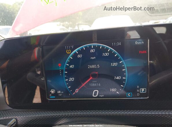 WDD3G4EB0KW026310 2019 MERCEDES-BENZ A 220 Red უკანა სავარძლების ხედი