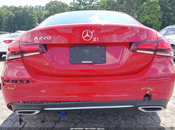 WDD3G4EB0KW026310 2019 MERCEDES-BENZ A 220 Red 