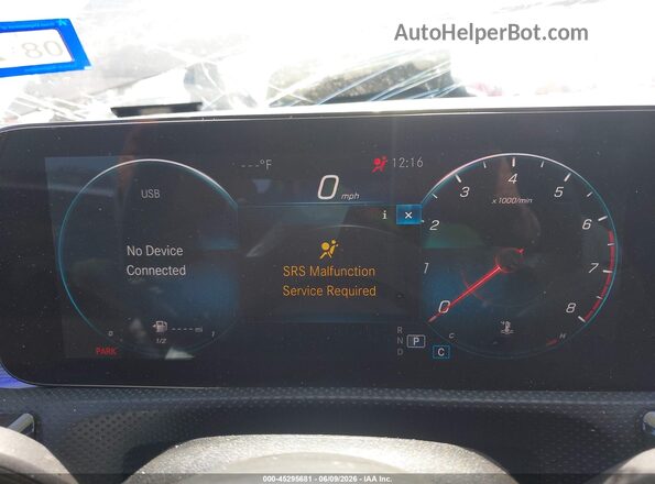 WDD3G4EB3KW024437 2019 MERCEDES-BENZ A 220 Black Vista de los asientos traseros