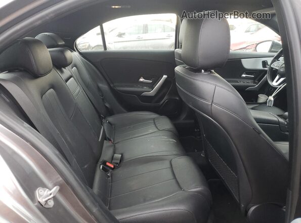 WDD3G4EB5LW041645 2020 MERCEDES-BENZ A Gray Widok tylnych siedzeń