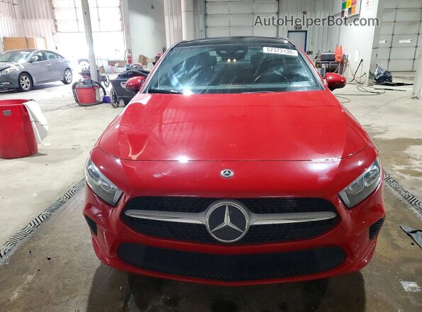WDD3G4EB6KW027977 2019 MERCEDES-BENZ A Red Widok z przodu