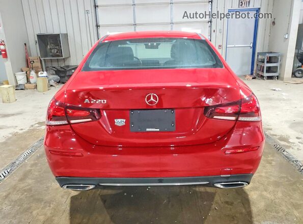WDD3G4EB6KW027977 2019 MERCEDES-BENZ A Red Widok z tyłu
