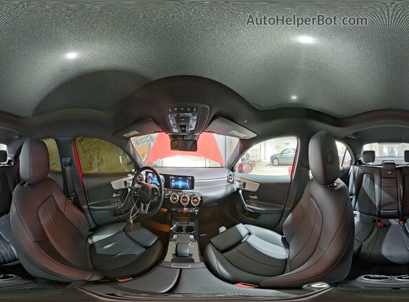 WDD3G4EB6KW027977 2019 MERCEDES-BENZ A Red Widok naklejki z numerem VIN