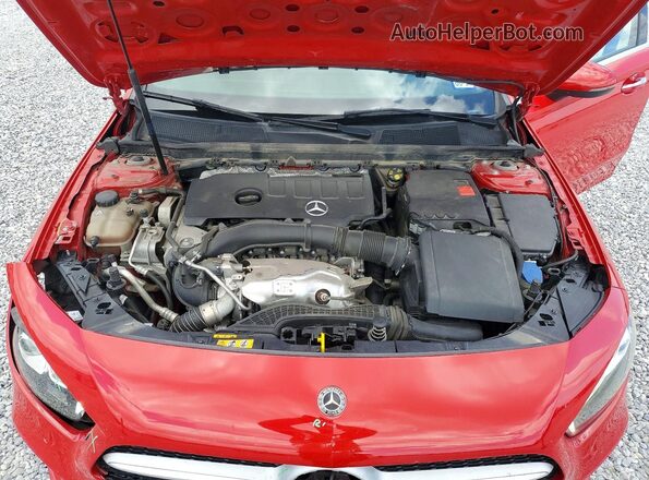 WDD3G4EBXKW015802 2019 MERCEDES-BENZ A-CLASS Red Vista interior trasera
