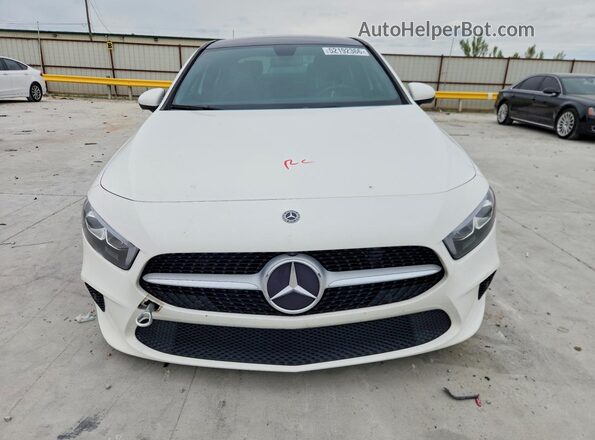 WDD3G4EBXKW026833 2019 MERCEDES-BENZ A Белый Вид спереди