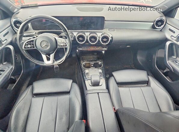 WDD3G4FB2KW024346 2019 MERCEDES-BENZ A Red Dashboard view