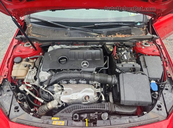WDD3G4FB2KW024346 2019 MERCEDES-BENZ A Red Rear interior view