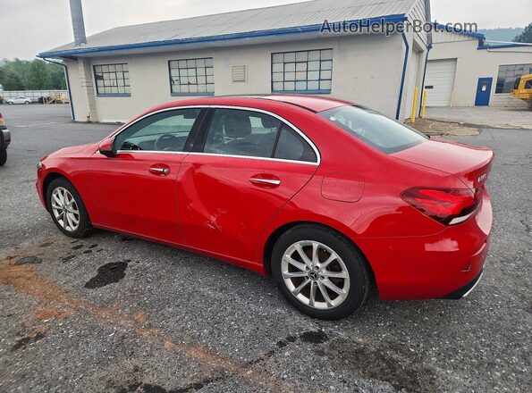 WDD3G4FB2KW024346 2019 MERCEDES-BENZ A Red Rear left