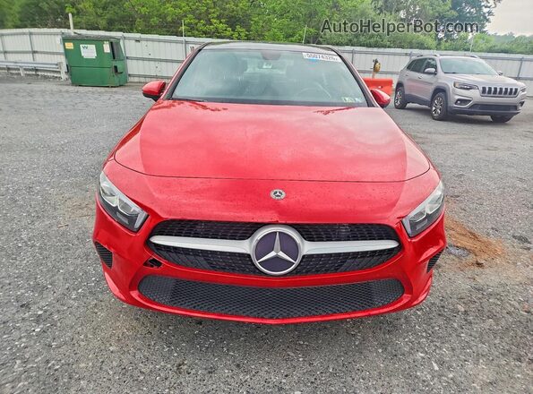 WDD3G4FB2KW024346 2019 MERCEDES-BENZ A Red Front view